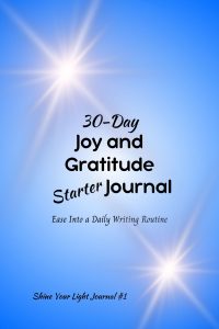 Book Cover 30-Day Joy and Gratitude Starter Journal